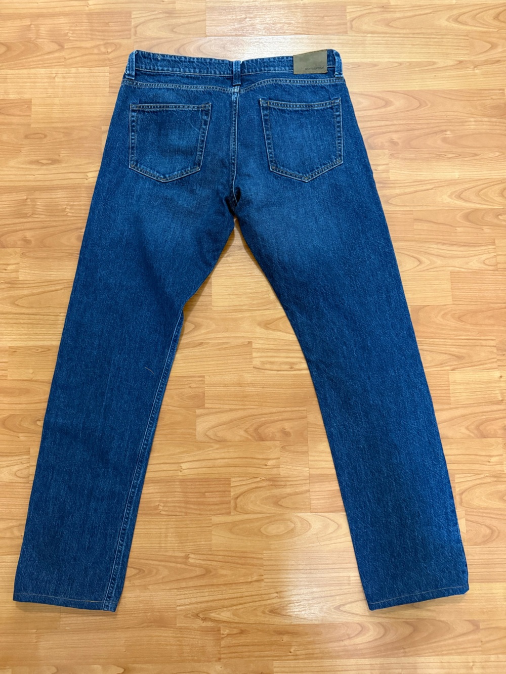 Suitsupply Men's Slim Straight Jeans - Blue Denim - Picture 8 of 11